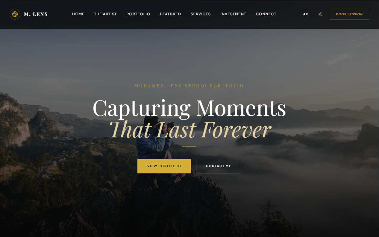 Photographer Portfolio